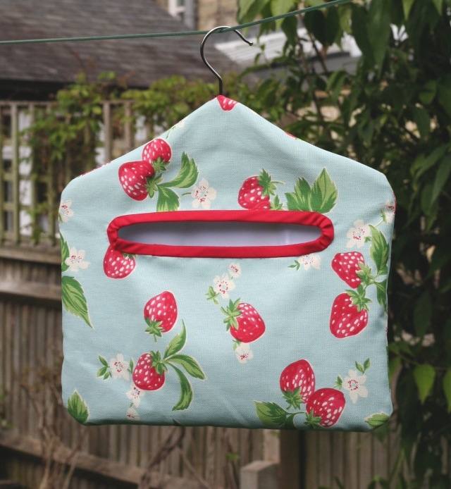 Strawberry peg bag 1